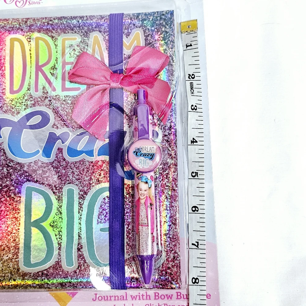 Jojo Girls Dream Journal Diary Set Iridescent Holographic Psychedelic Rainbow